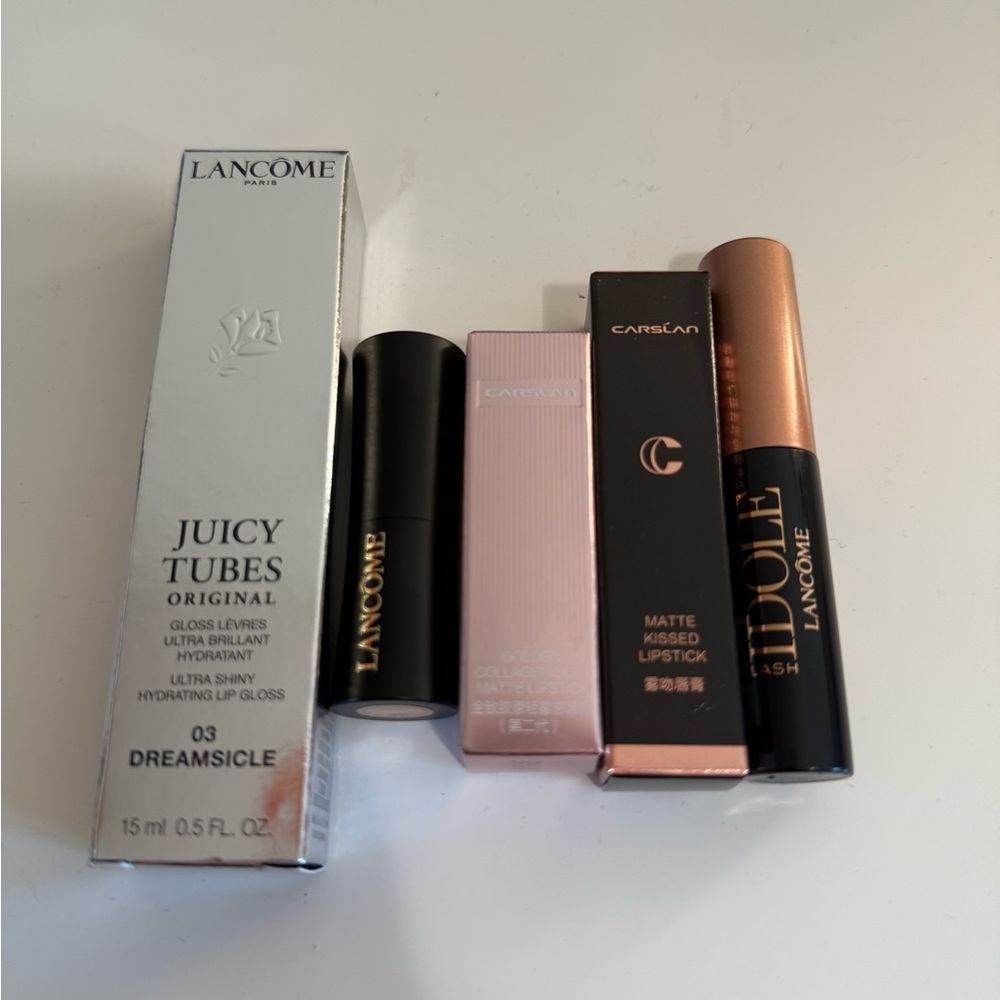 Lipstick and mascara mini size 5pcs